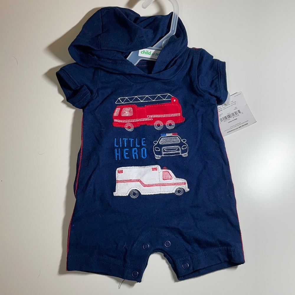 Carter’s hero onesie romper